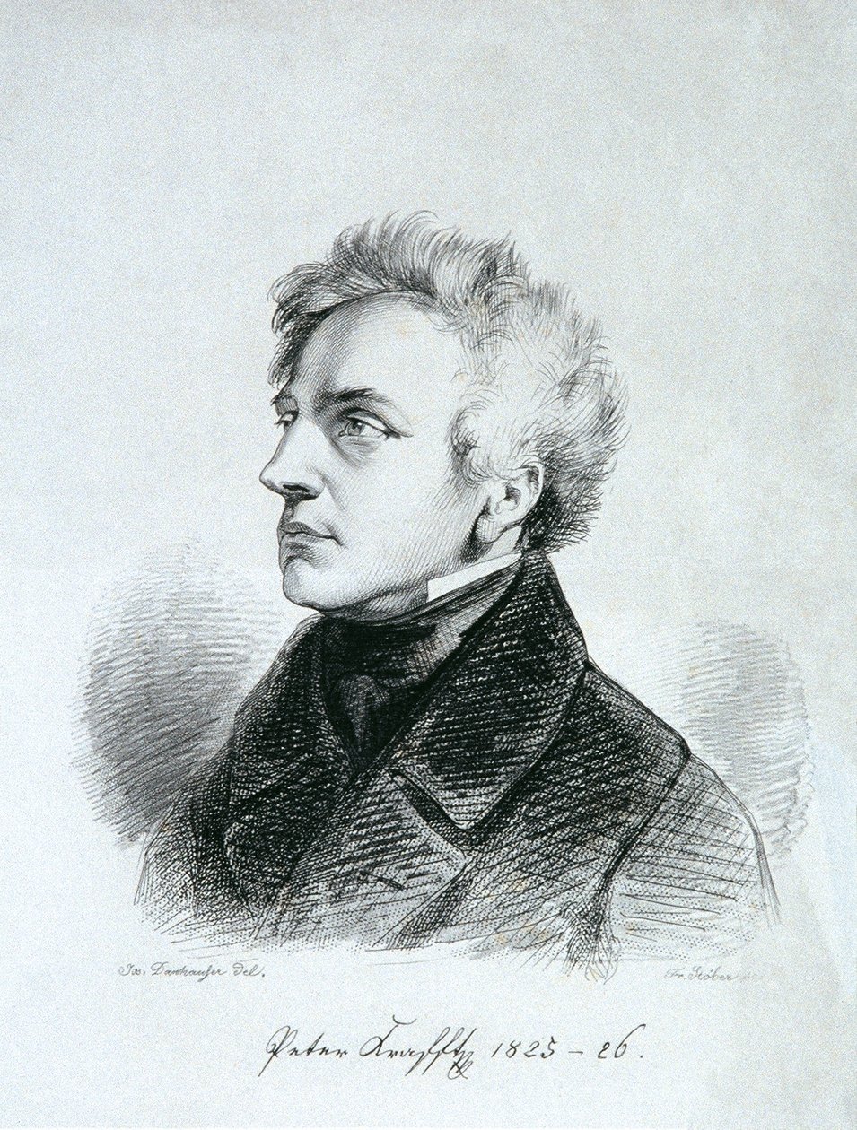 Der Maler Johann Peter Krafft von Franz Xaver Stöber