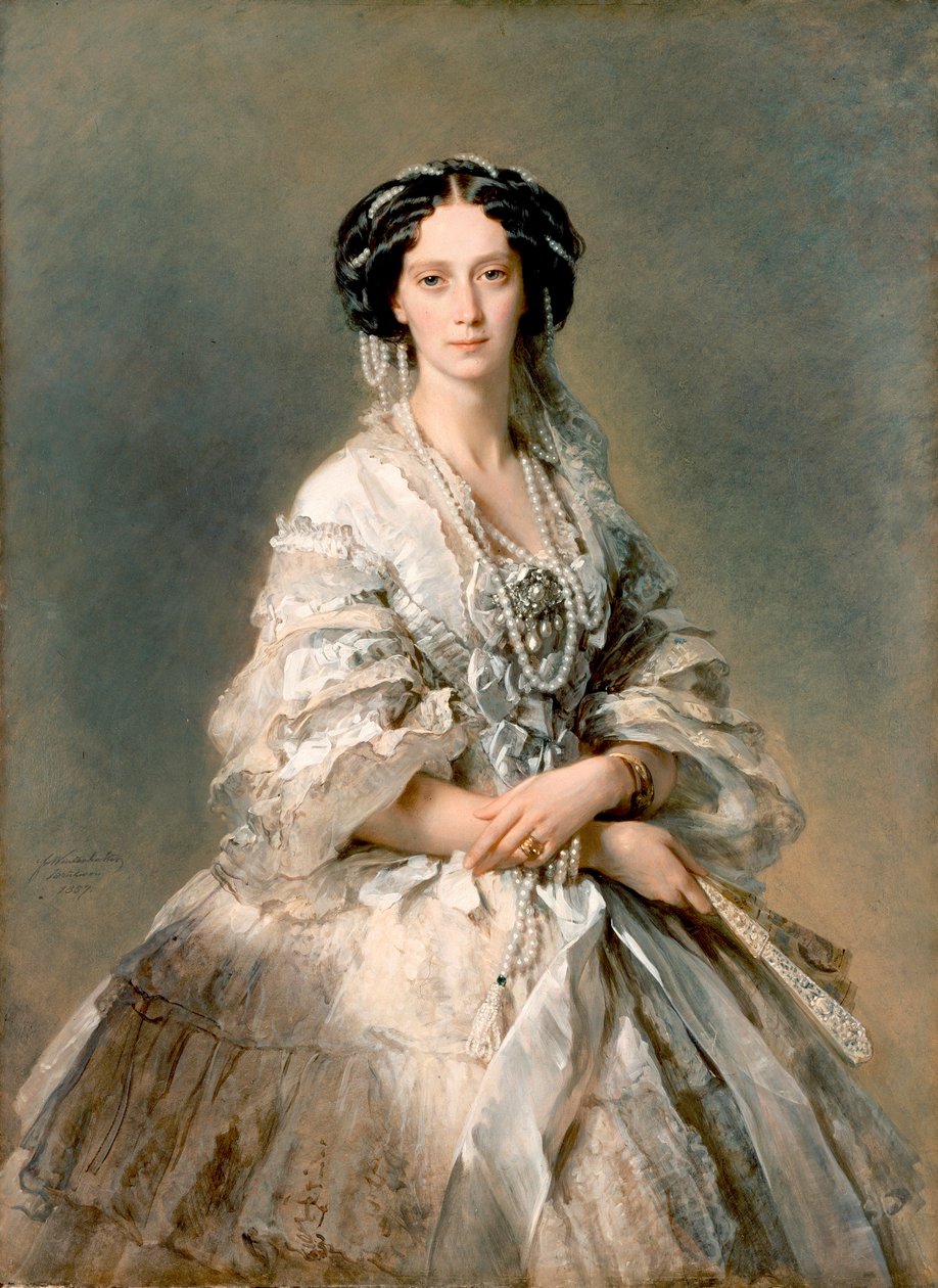 Porträt von Maria Alexandrowna, 1857 von Franz Xaver Winterhalter
