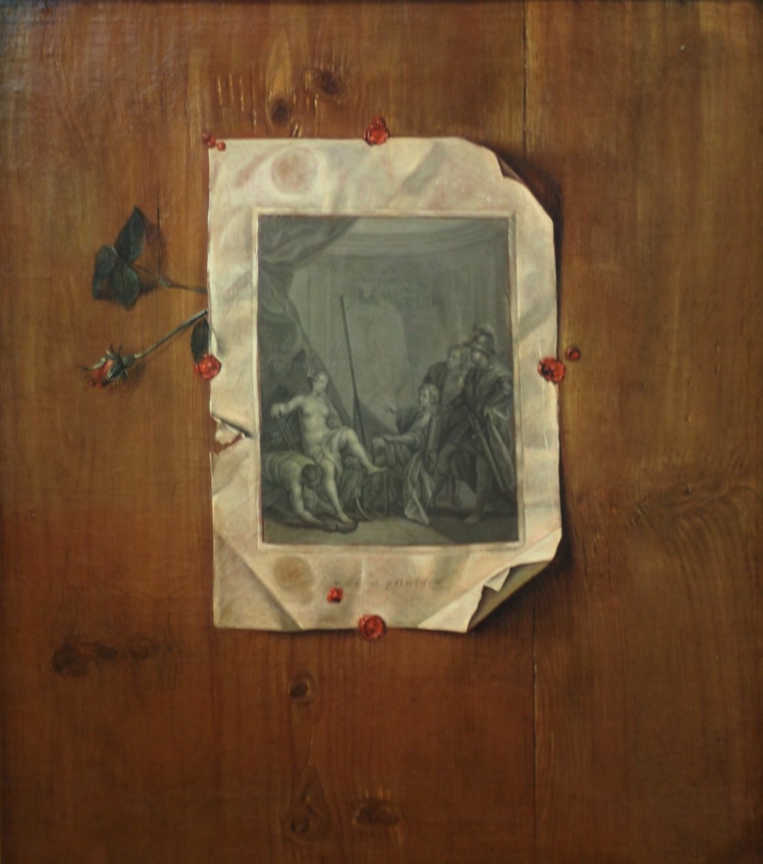 Die Atelierwand (Quodlibet) von Franz de Hamilton