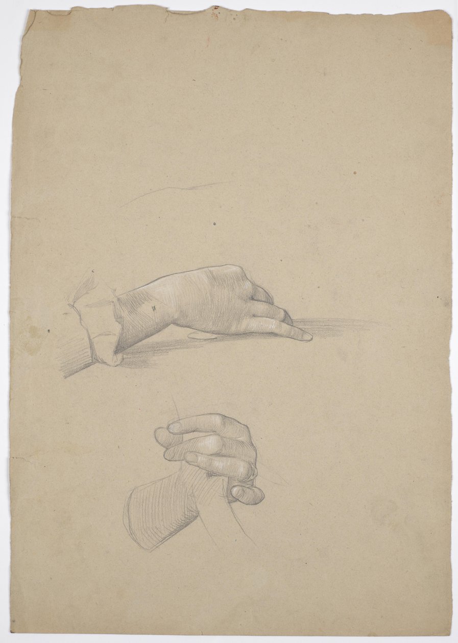 Handstudien von Franz von Matsch