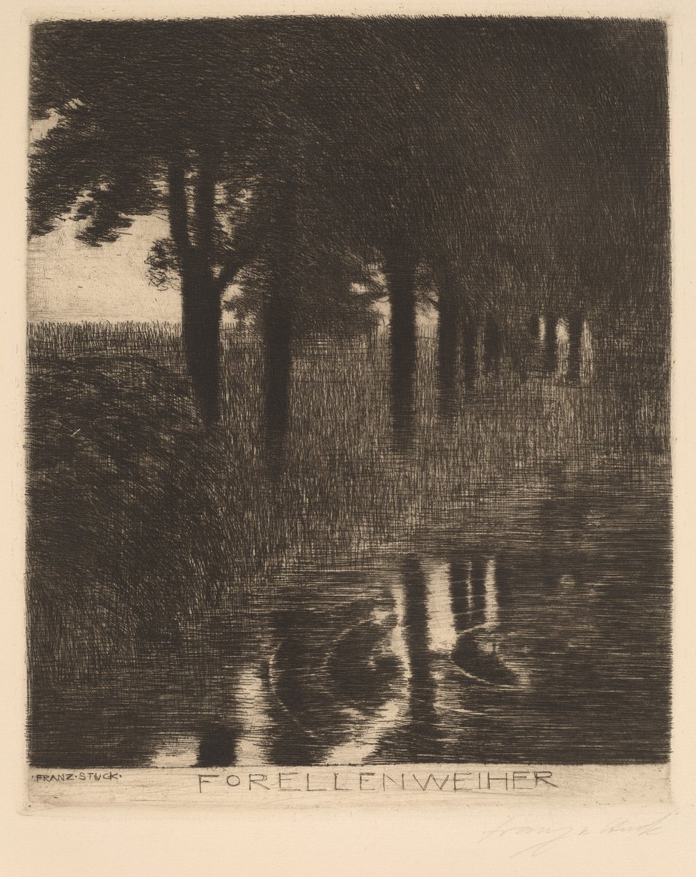 Forellenweiher von Franz von Stuck