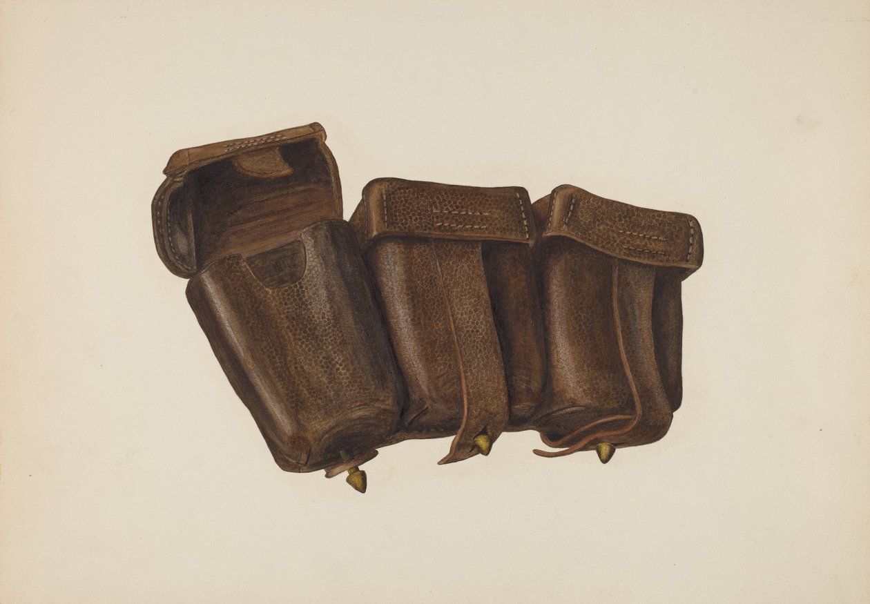 Lederpatronentasche von Fred Hassebrock