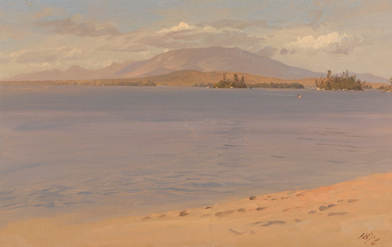 Mount Katahdin vom Lake Millinocket von Frederic Edwin Church