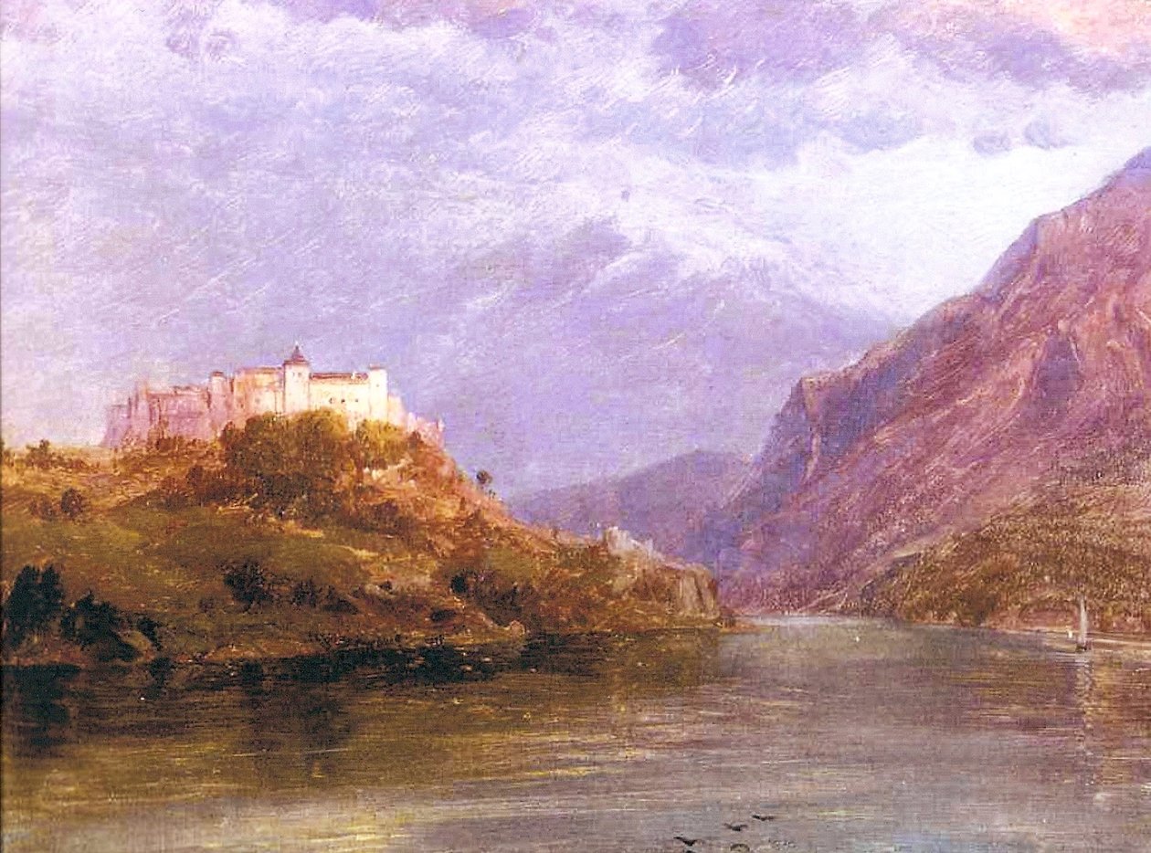 Schloss Salzburg, 1868-69 von Frederic Edwin Church