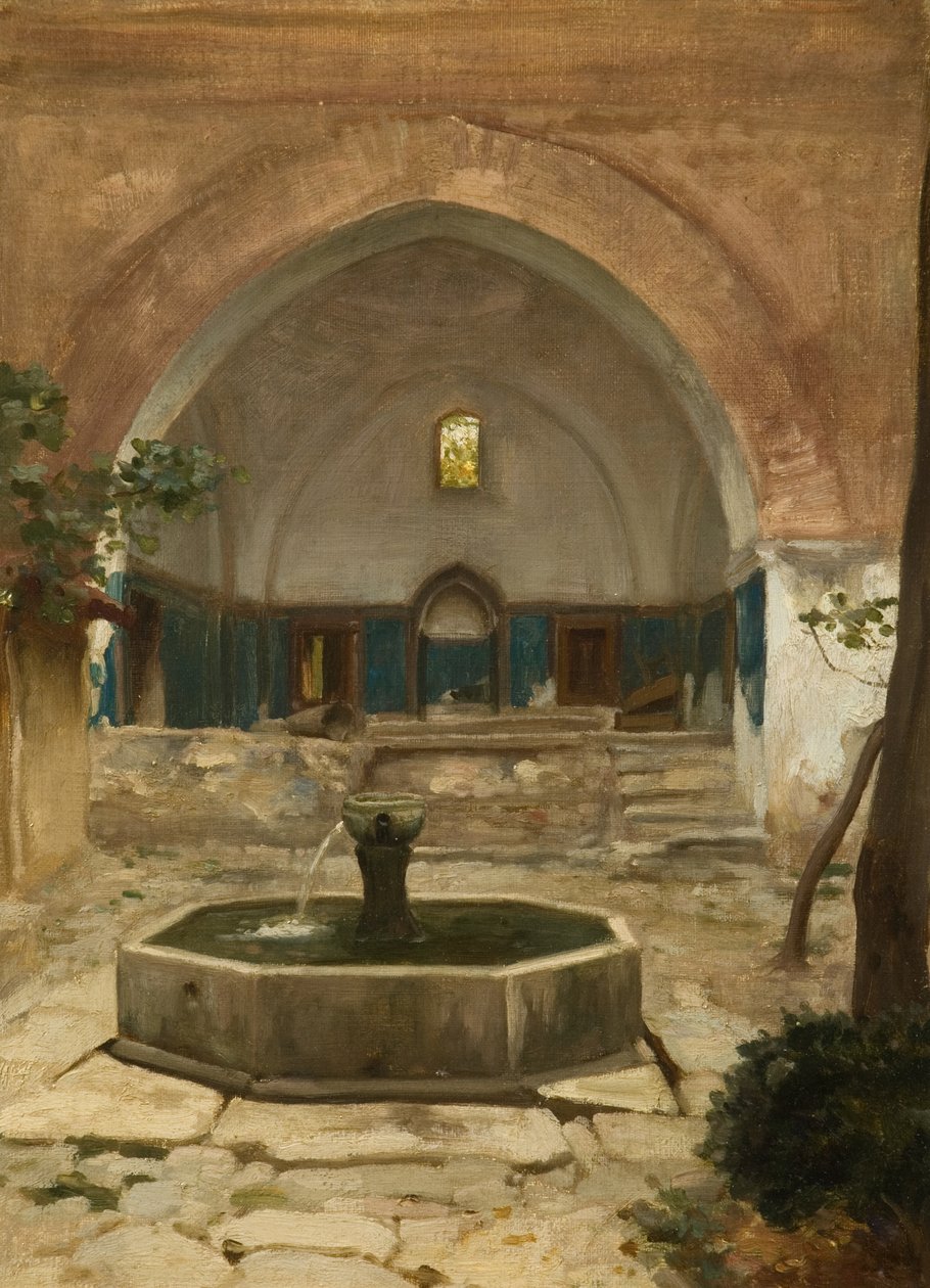 Ruinierte Moschee, Broussai, 1867 von Frederic Leighton