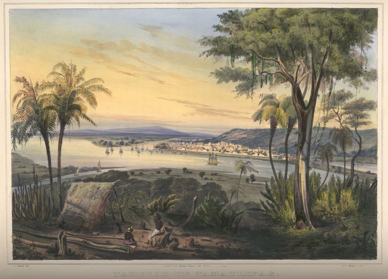 Ansicht von Tampico, Tamaulipas von Frederic Mialhe