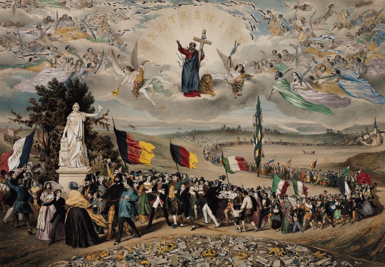 Universelle demokratische und soziale Republik, 1848 von Frederic Sorrieu