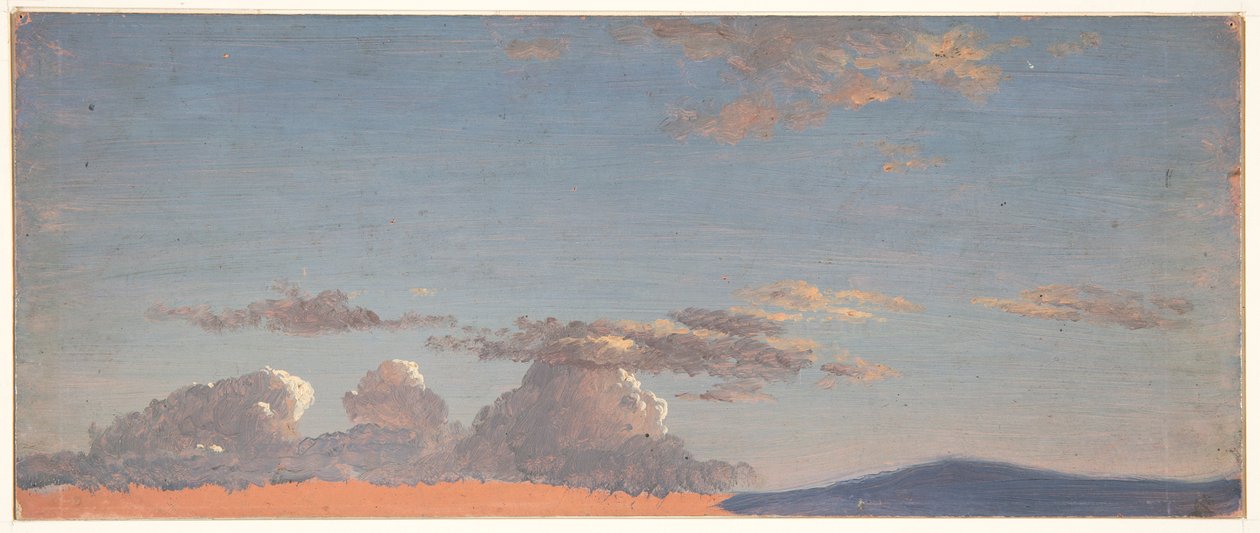 Wolkenstudie von Frederic Edwin Church
