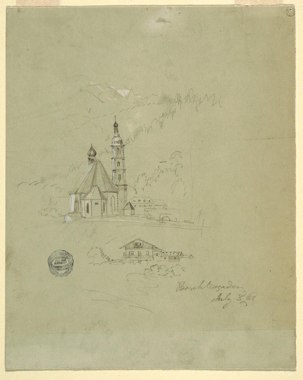 Berchtesgaden, Bayern, 3. Juli 1868 von Frederic Edwin Church