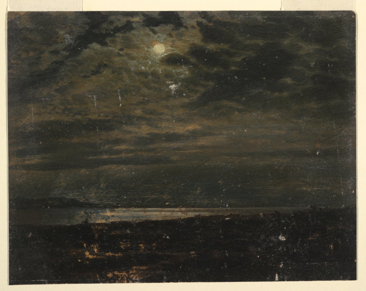 Maine Küste? Mondschein, 1845–55 von Frederic Edwin Church