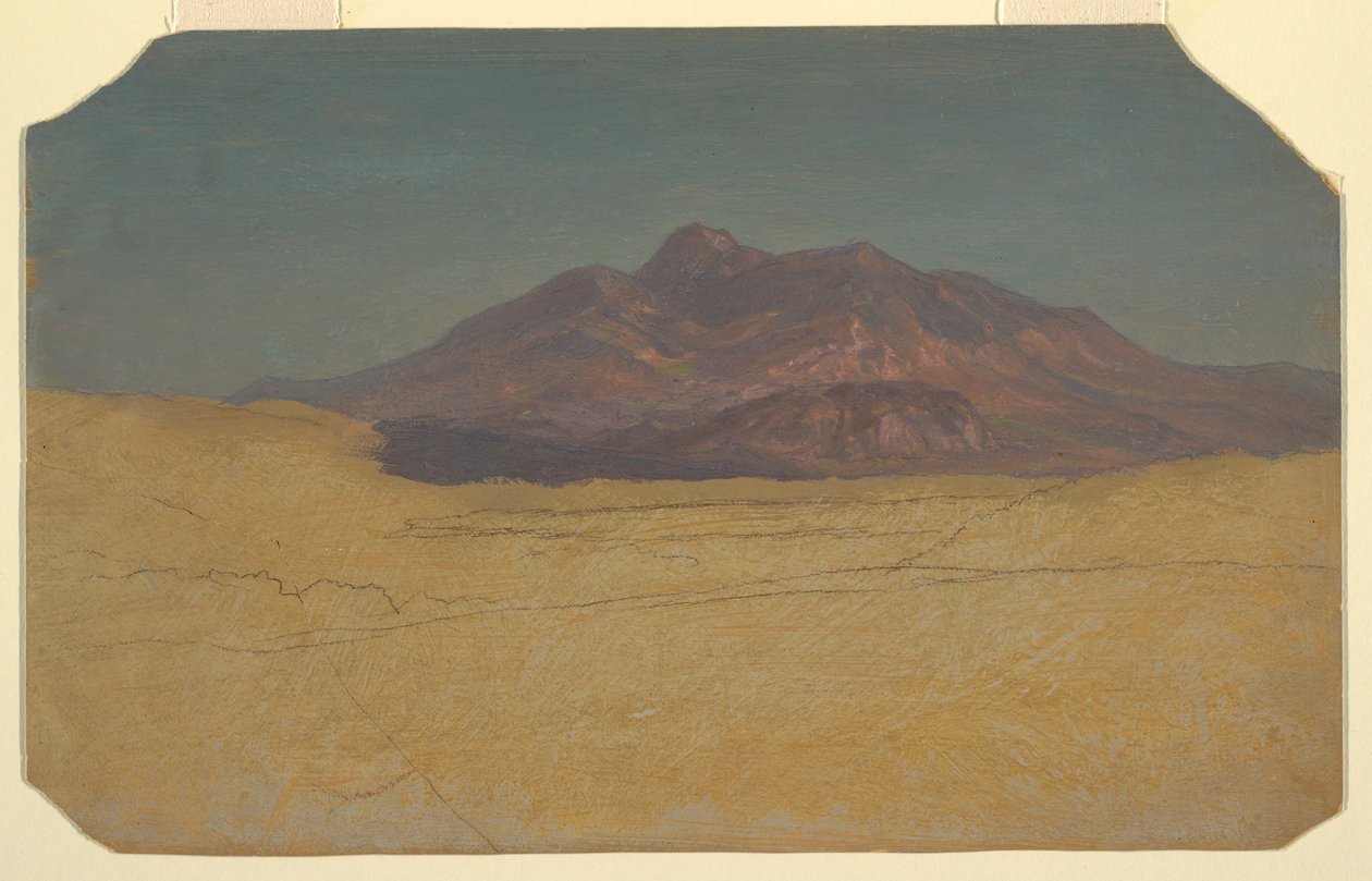 Zeichnung, Berglandschaft, 1868 von Frederic Edwin Church