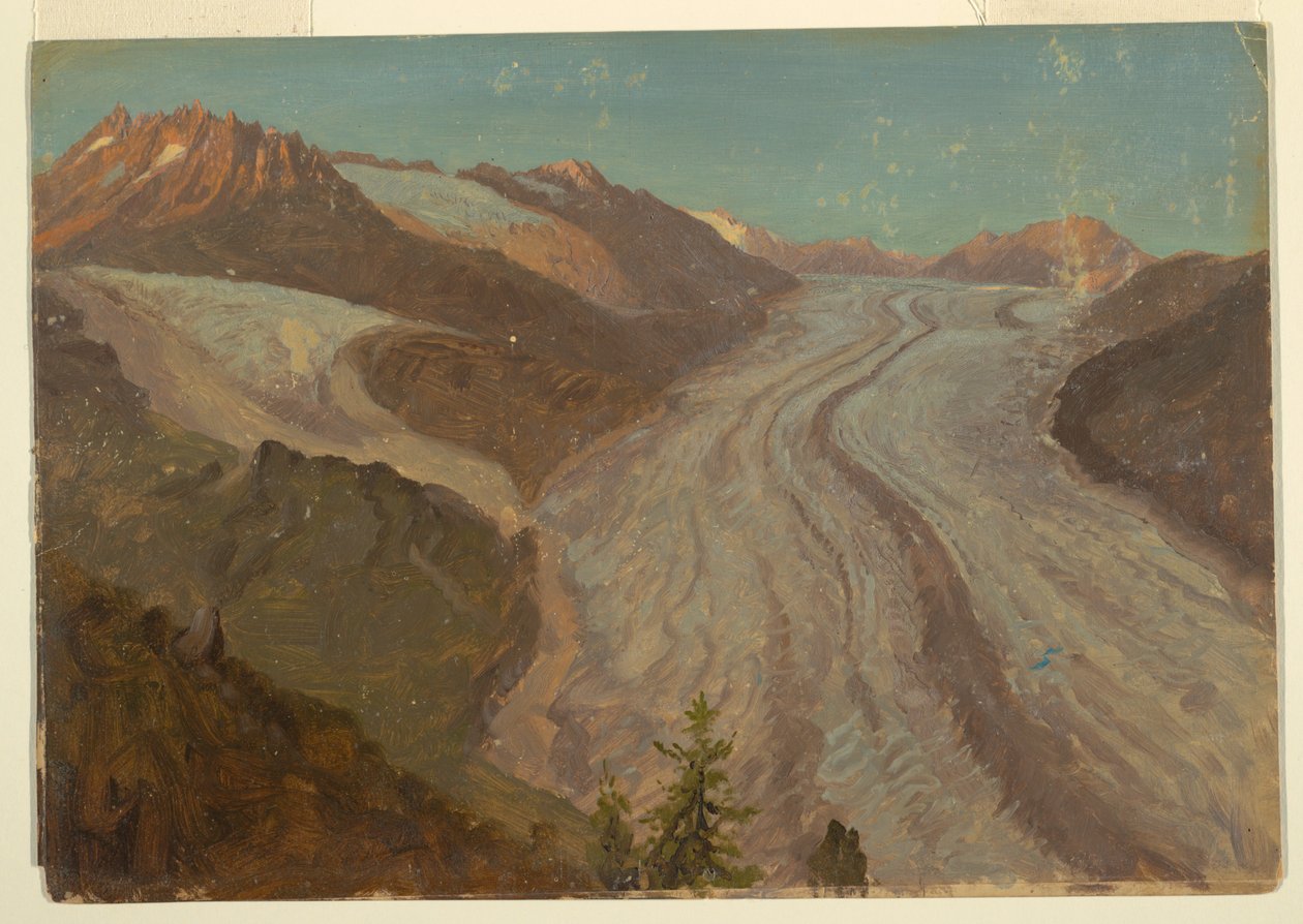 Großer Aletschgletscher, Schweiz von Frederic Edwin Church