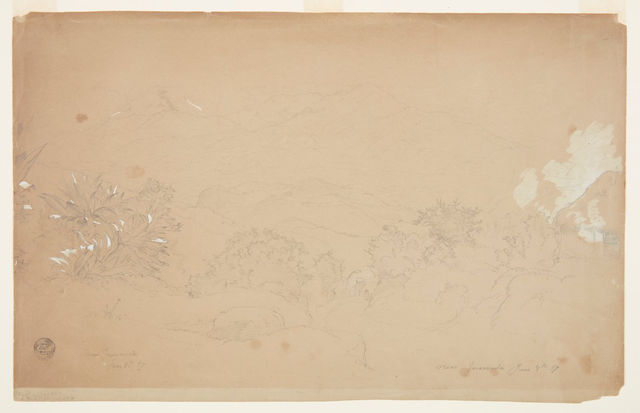 Landschaft in der Nähe von Guaranda, Ecuador von Frederic Edwin Church