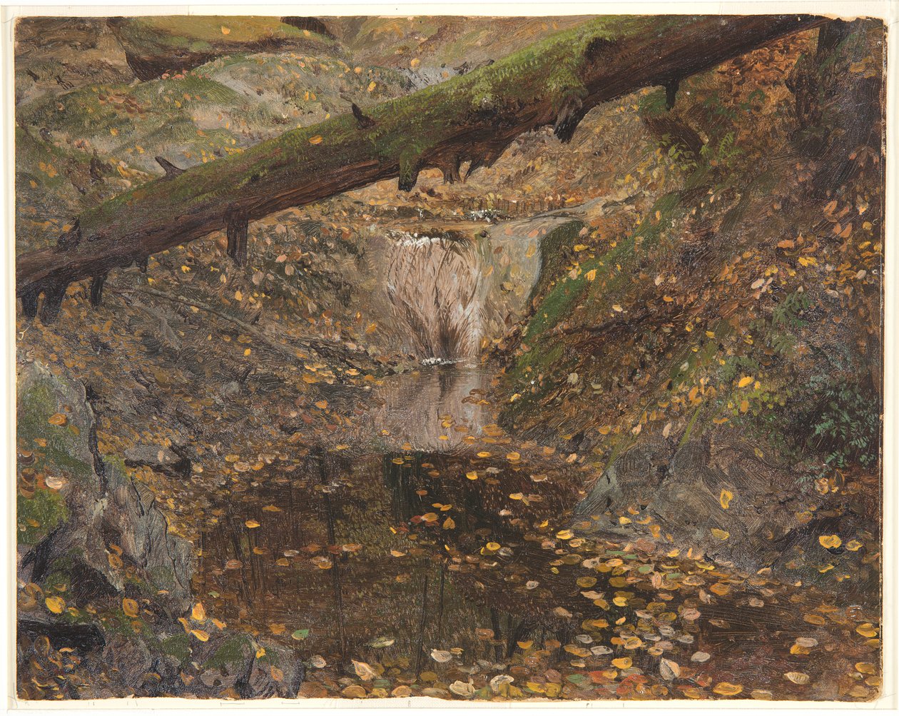 Waldbach, möglicherweise Mt. Desert, Maine von Frederic Edwin Church