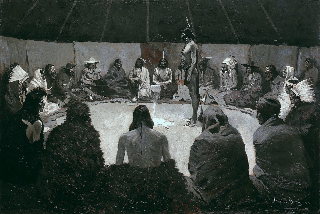 Ich werde dem weißen Mann sagen von Frederic Remington
