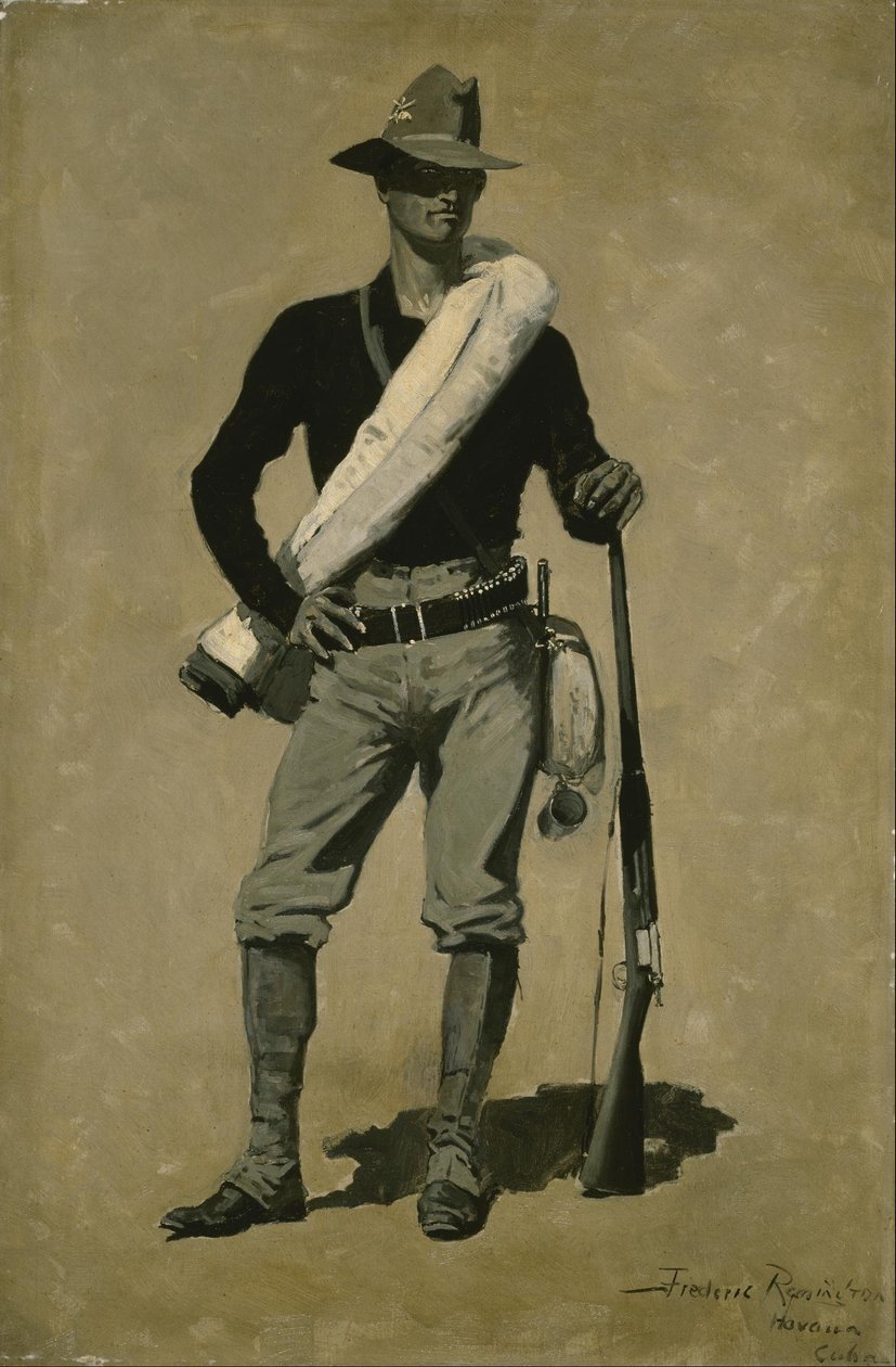U.S. Soldat, Spanisch-Amerikanischer Krieg von Frederic Remington
