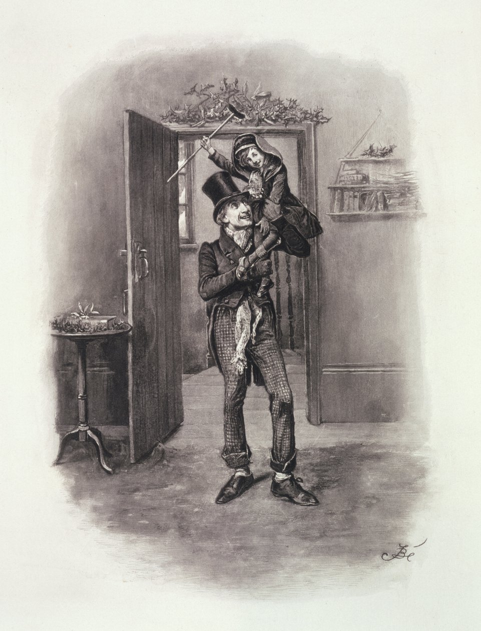 Bob Cratchit und Tiny Tim, aus 