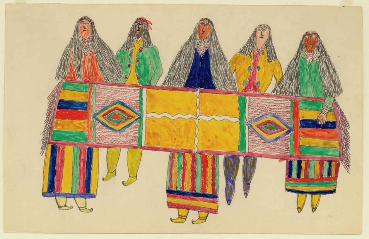 Apachen-Indianer, ca. 1894-99 von Frederick Gokliz
