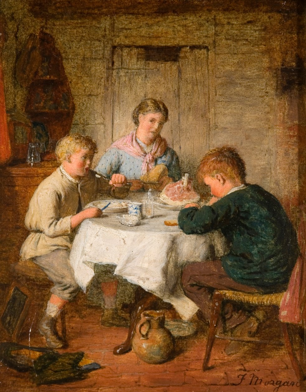 Essenszeit von Frederick Morgan
