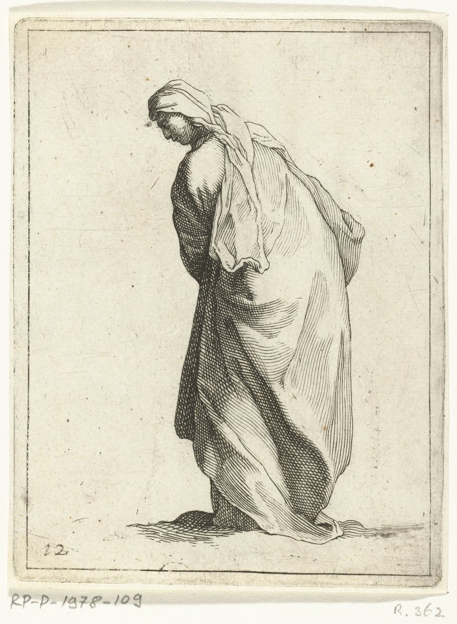 Laufende Frau von Frederick Bloemaert