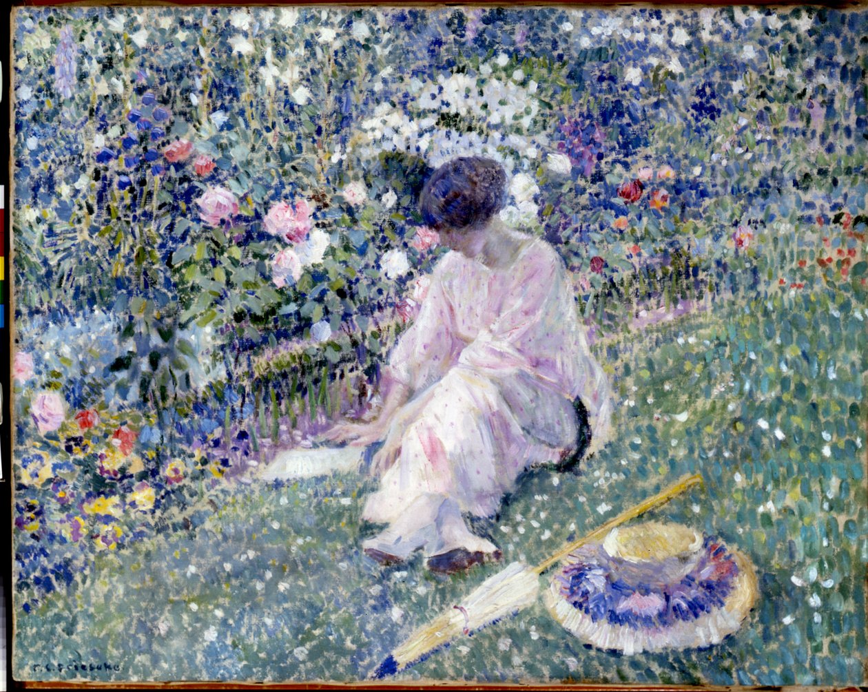 Garten im Juni von Frederick Carl Frieseke