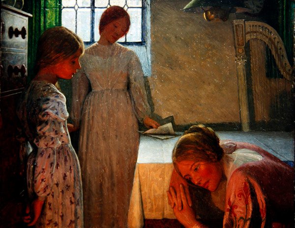 Ein Winterabend von Frederick Cayley Robinson