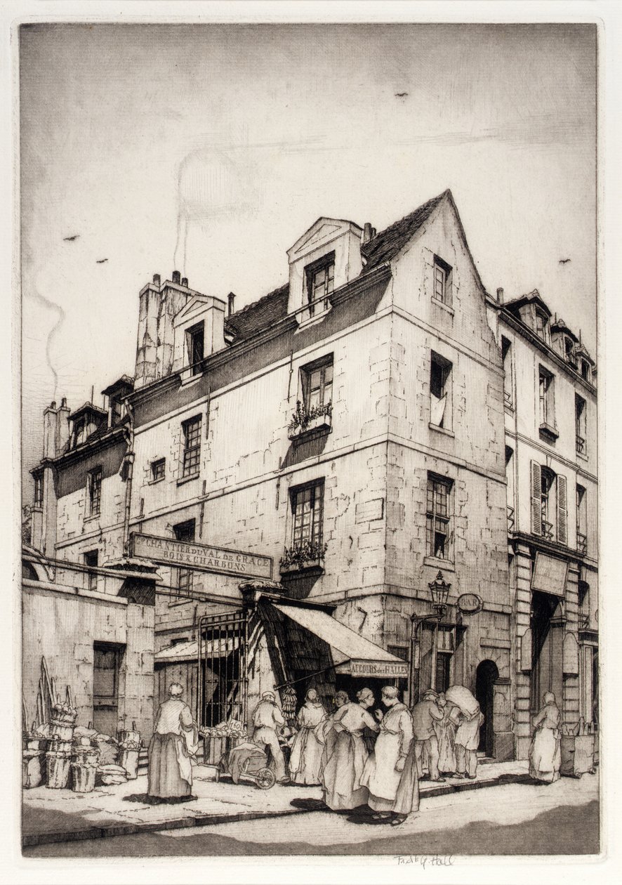 Kleiner französischer Markt von Frederick G. Hall