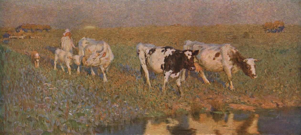 Der Trinkteich, ca. 1898, ca. 1930 von Frederick Hall