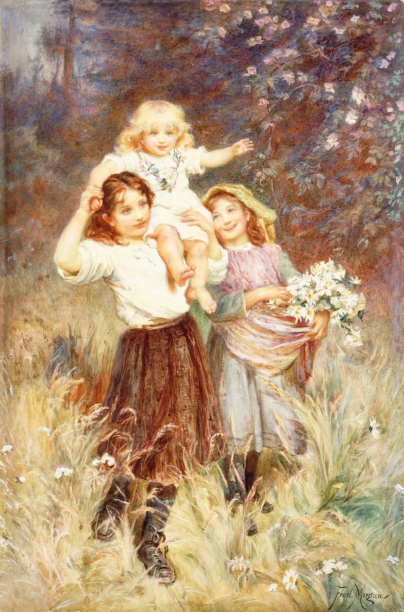 Blumen pflücken von Frederick Morgan