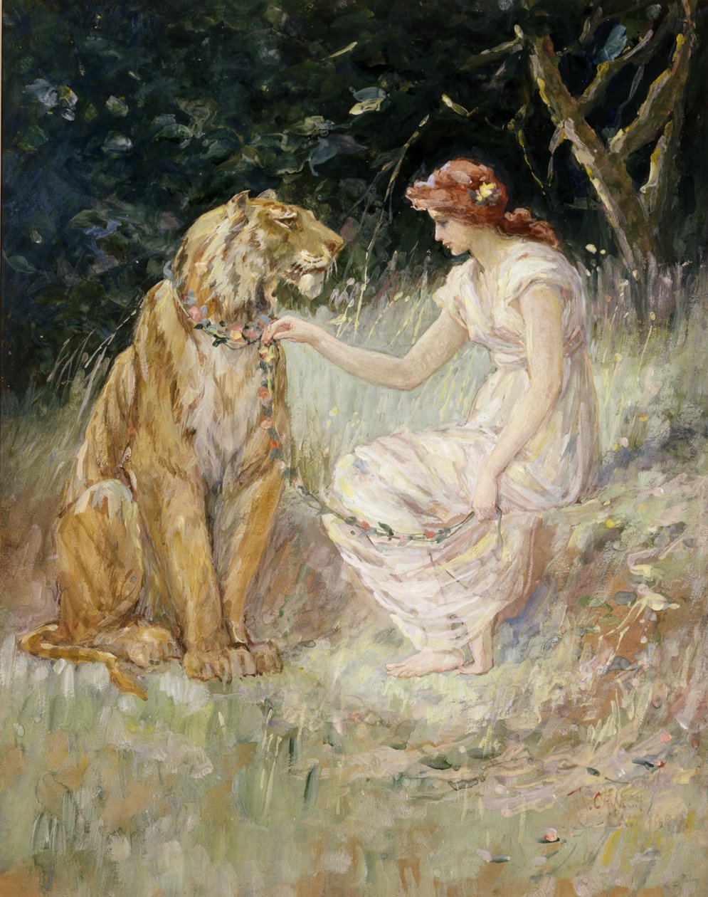 Die Dame und der Tiger von Frederick Stuart Church