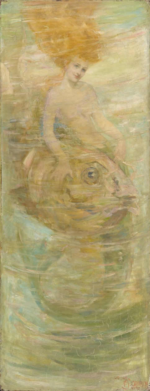 Meerjungfrau, ca. 1889 von Frederick Stuart Church