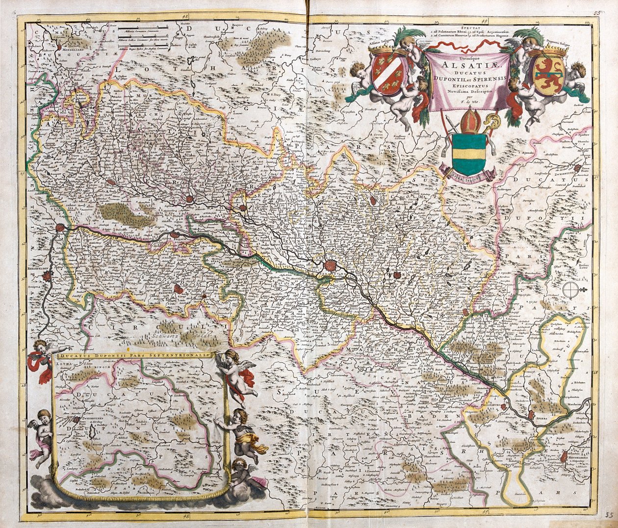 Elsass, Frankreich von Frederick de Wit