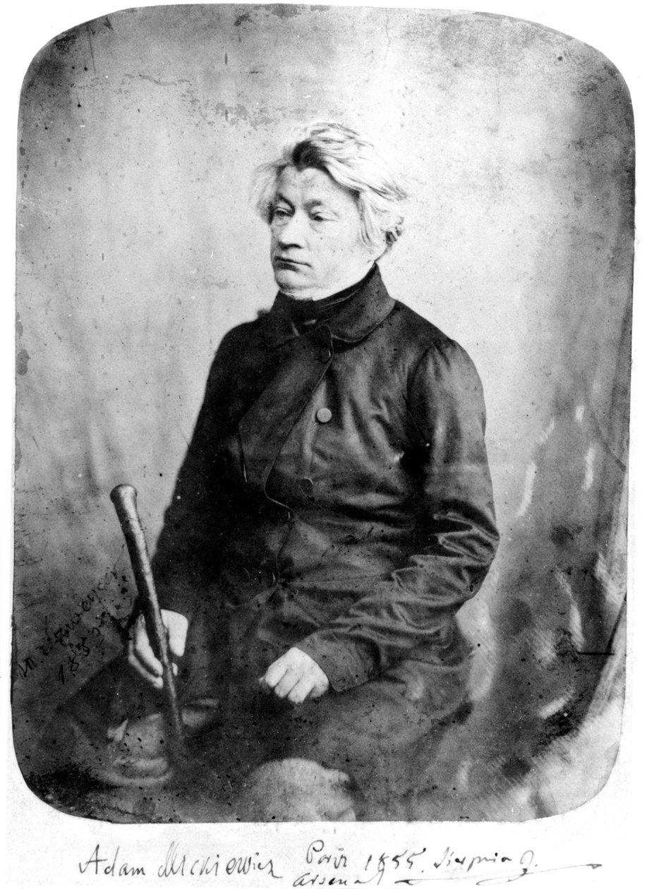 Adam Mickiewicz, 1855 von French Photographer