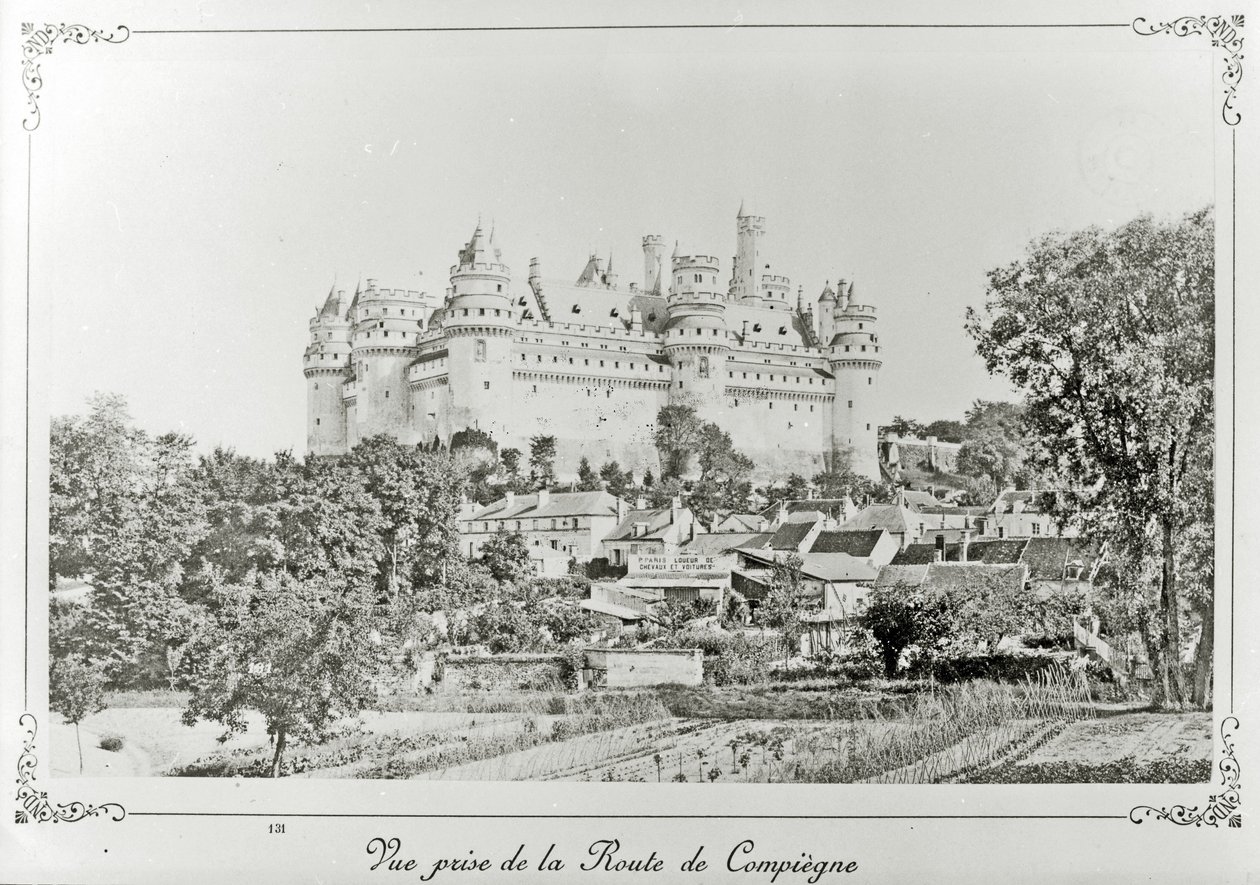 Château de Pierrefonds nach der Restaurierung durch Viollet-le-Duc von French Photographer