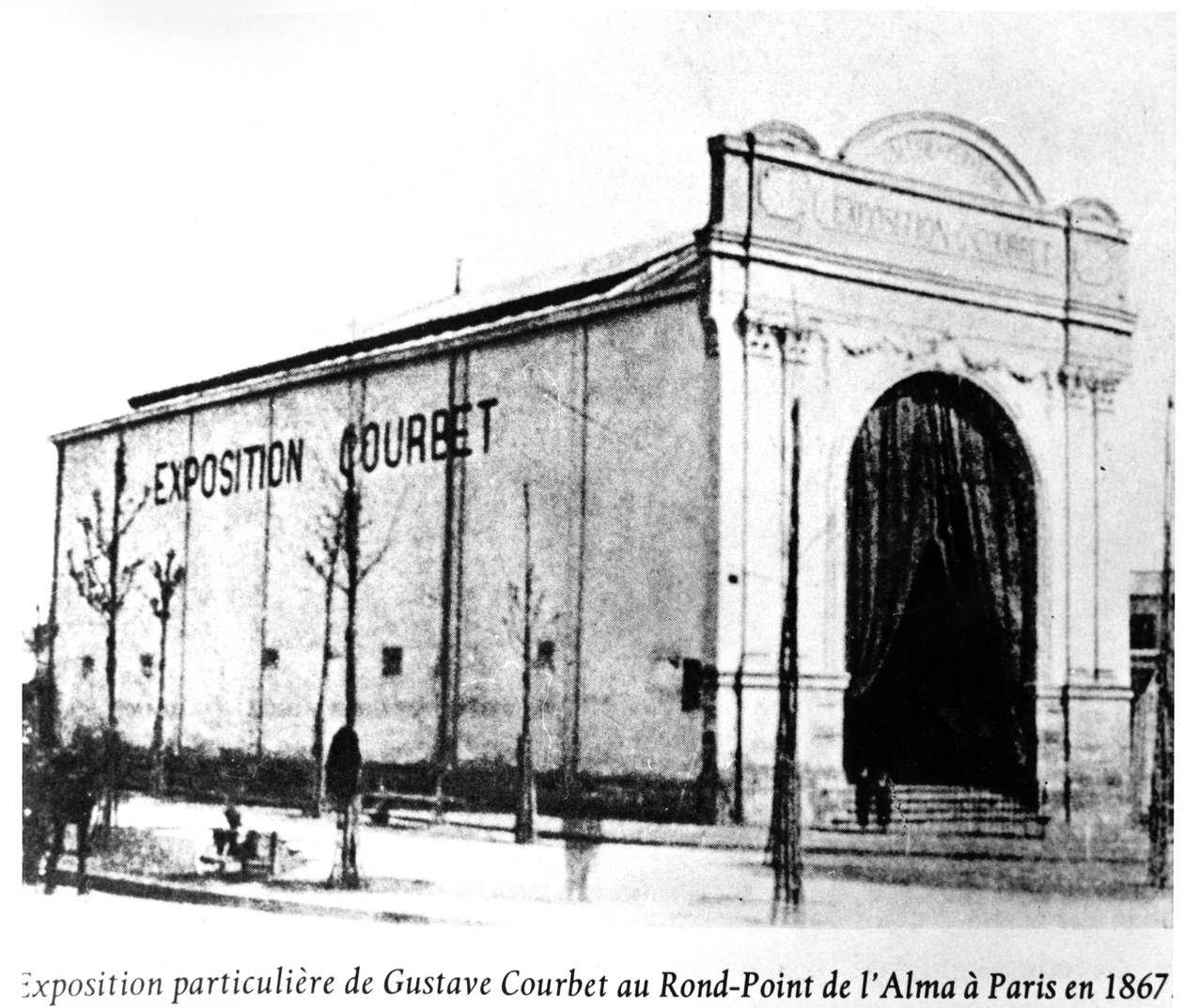 Courbet-Ausstellung am Rond-Point de l