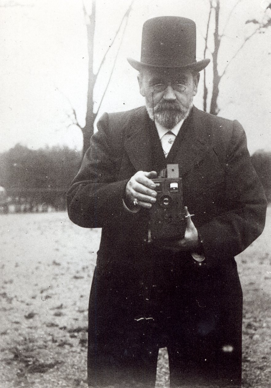 Emile Zola beim Fotografieren von French Photographer