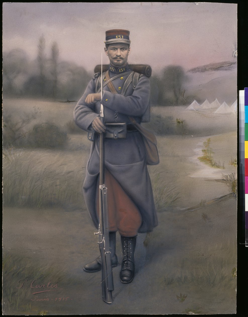 Infanterist des 151. Infanterieregiments, 1915 von French Photographer