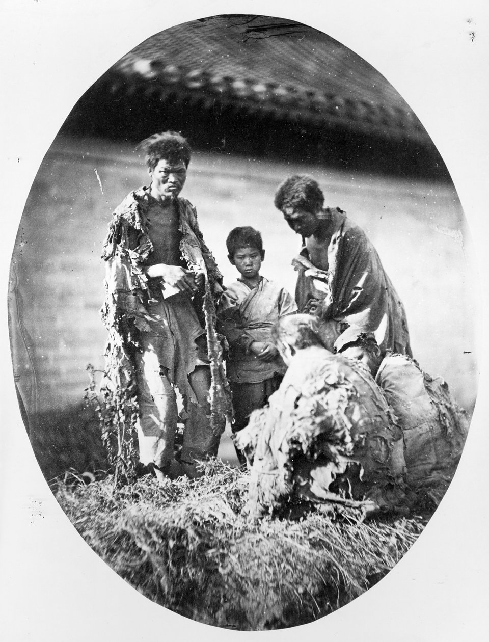 Elend in China, ca. 1875 von French Photographer