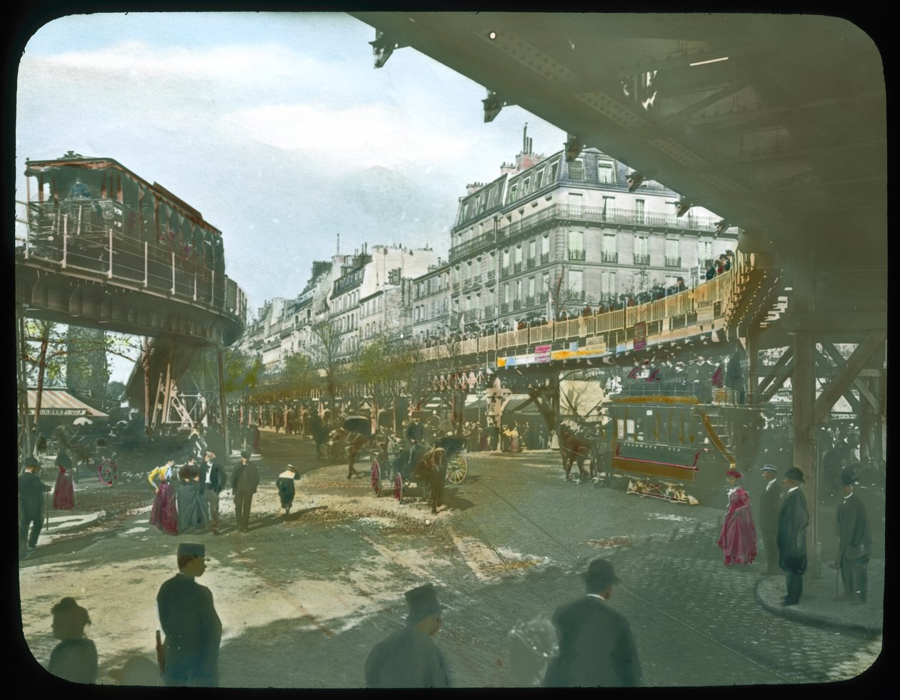 Pariser Weltausstellung: Rollende Plattform, 1900 von French Photographer