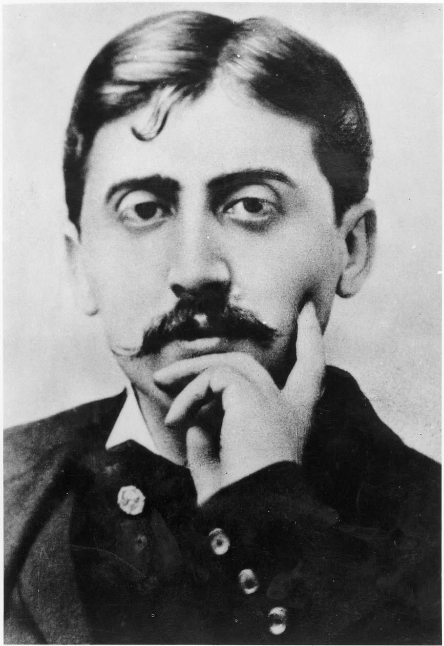 Porträt von Marcel Proust (1871-1922) 1900 von French Photographer