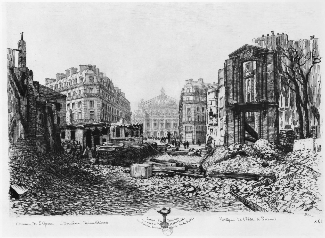 Bau der Avenue de l