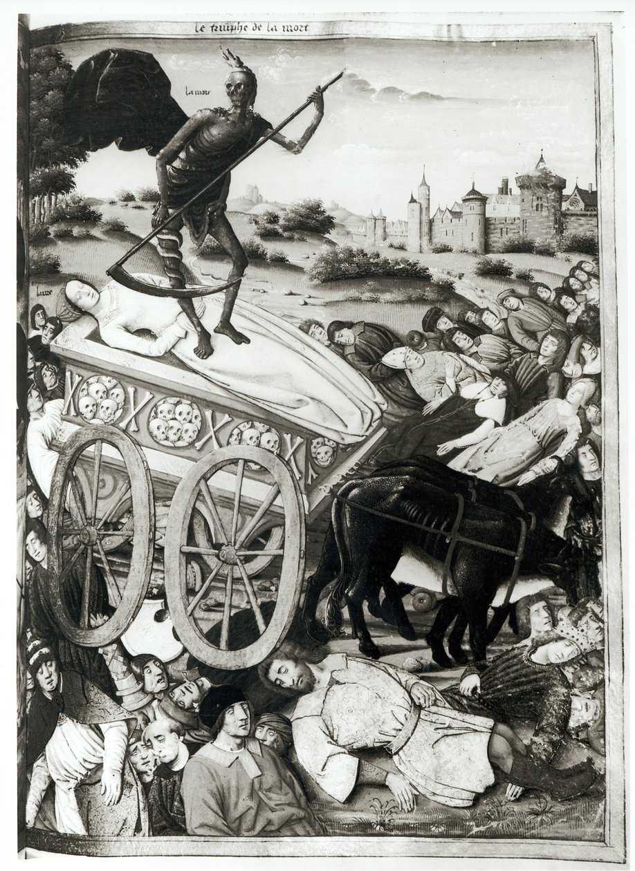 Ms.Fr.594 fol.135 Der Triumph des Todes aus 