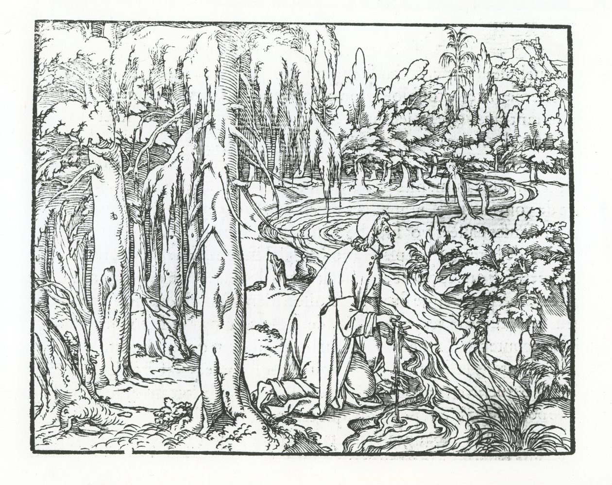 Seite aus Discours du Songe de Poliphile, von Francesco Colonna, 1546 von French School