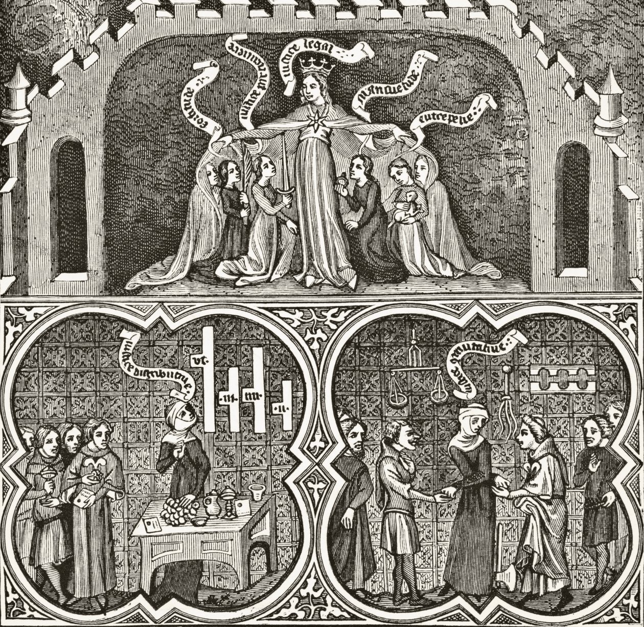 Plenargericht der Dame Justice, aus 