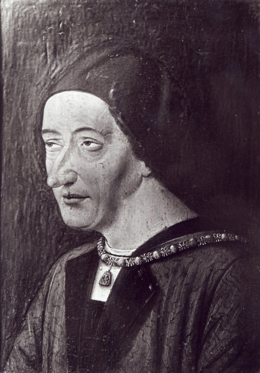 Porträt von Ludwig XI. (1423-83) 1482 von French School
