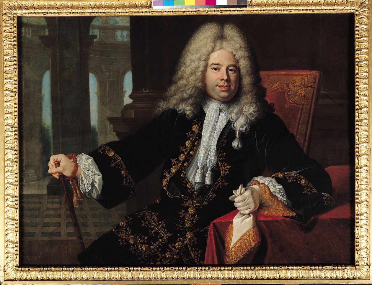 Porträt eines Gentlemans, ca. 1715-25 von French School