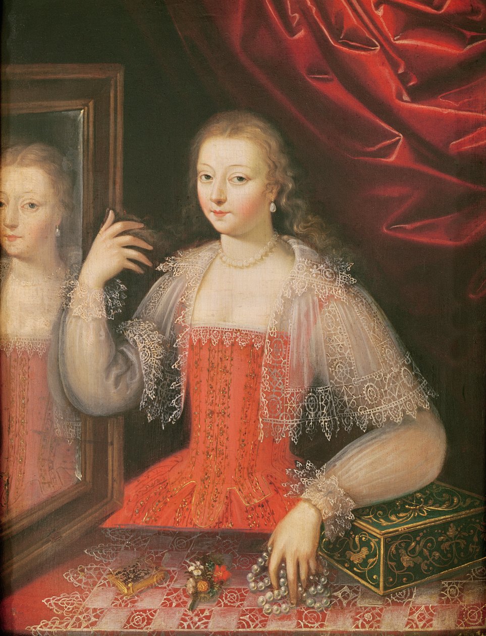 Porträt einer Frau von French School