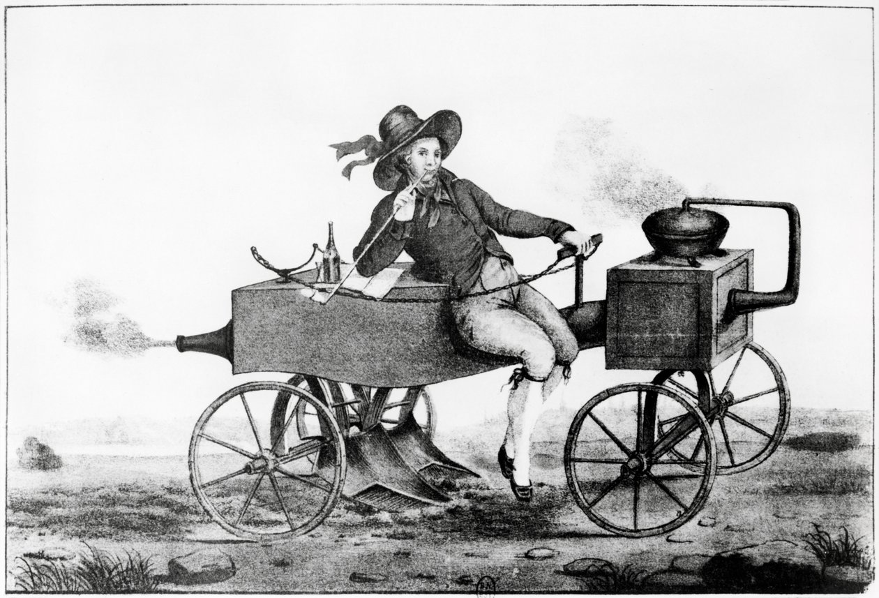 Dampfpflug, 1850 von French School