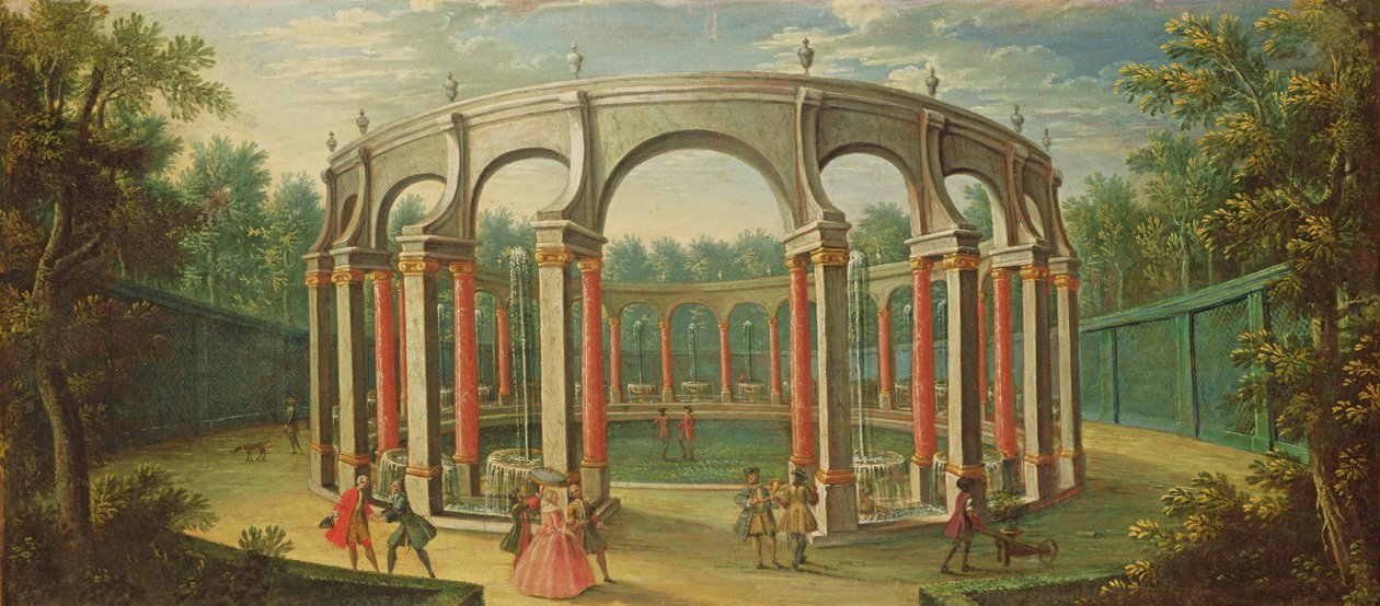 Der Bosquet de la Colonnade in Versailles, frühes achtzehntes Jahrhundert von French School