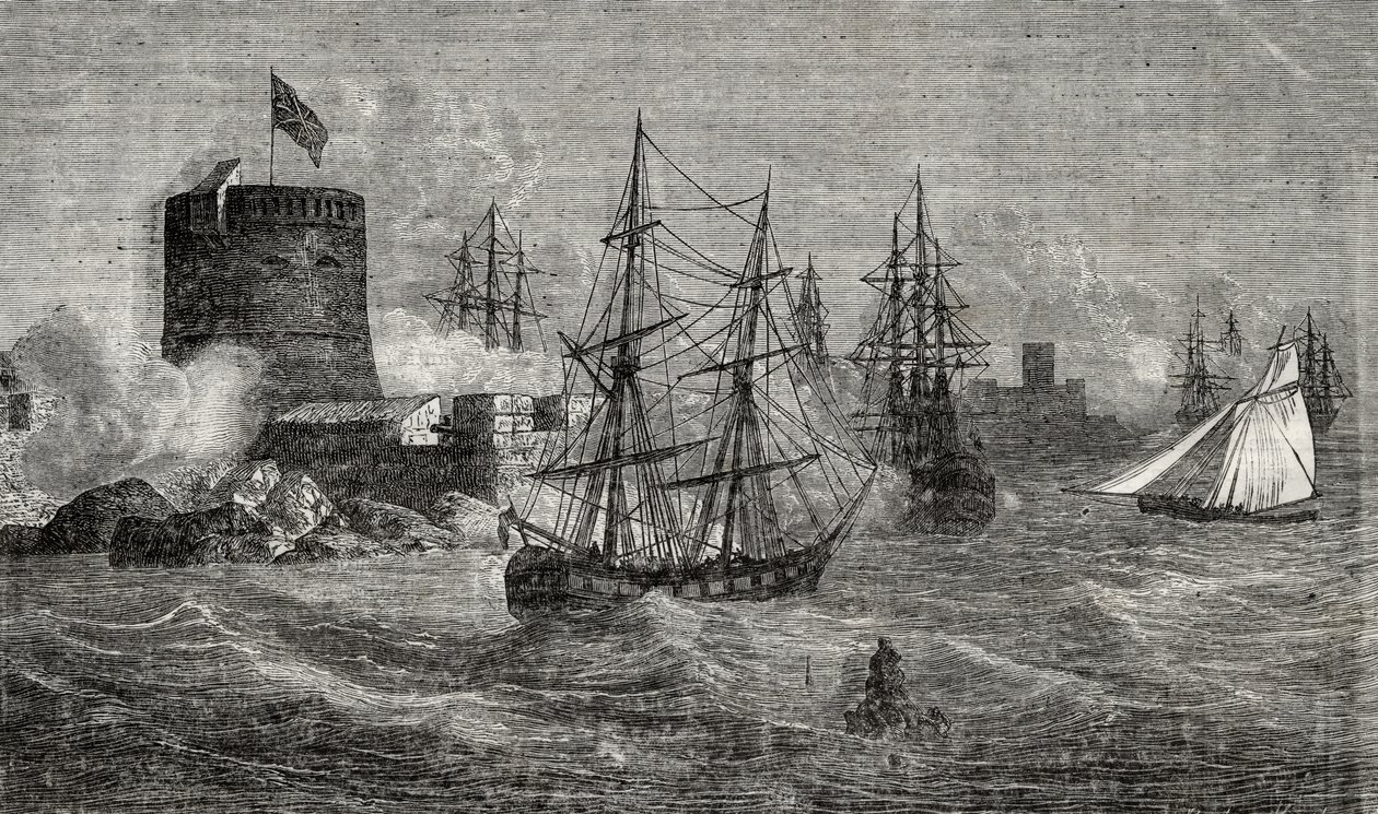 Der Hafen von Toulon im 18. Jahrhundert von French School